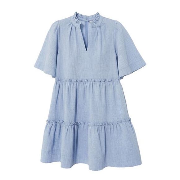 TUCKERNUCK Chambray Crawford Dress Size M NWT Retail $148 Tuckernuck - Picture 8 of 8